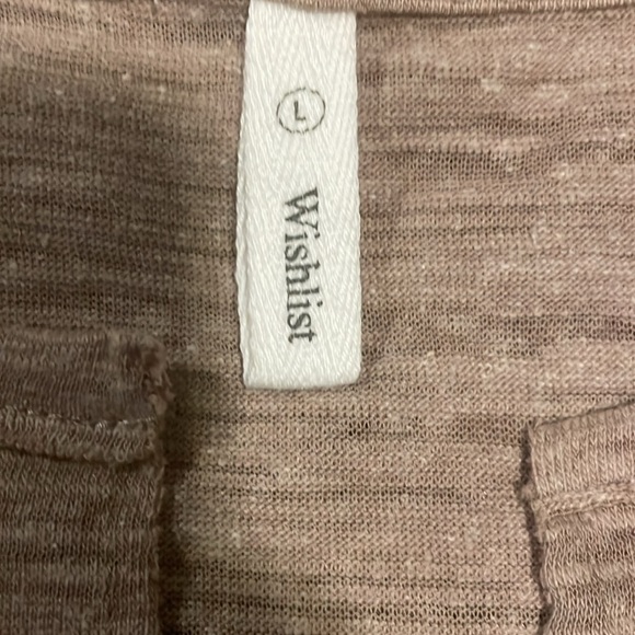 Wishlist Bundle of Two Tank Tops- Size Large - 1 Beige/Tan & 1 Gray - Picture 6 of 8